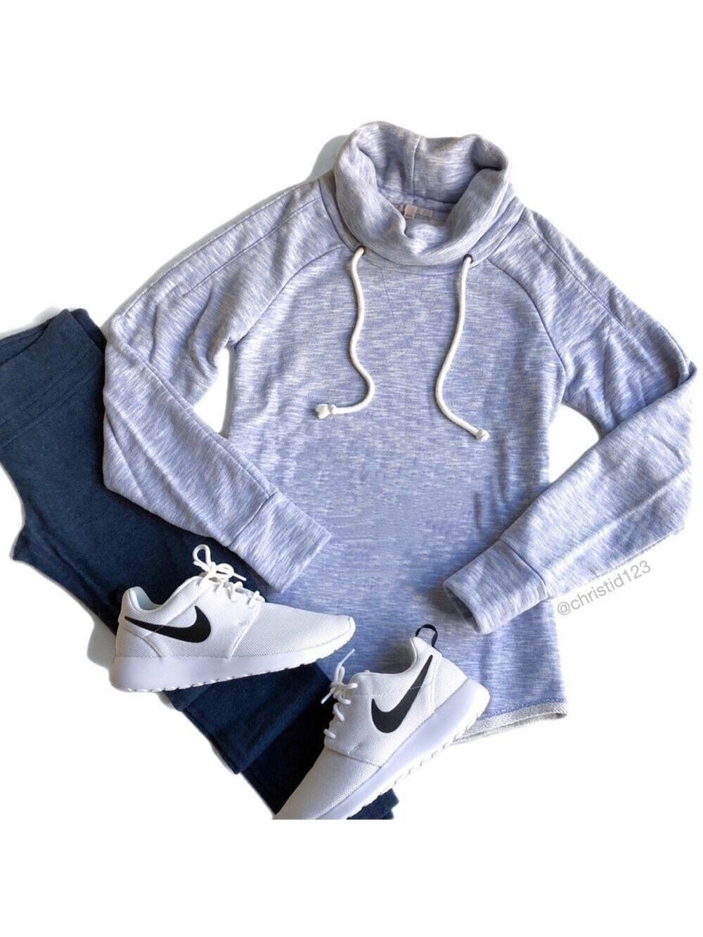 Gap Funnel Neck Terry Sweatshirt